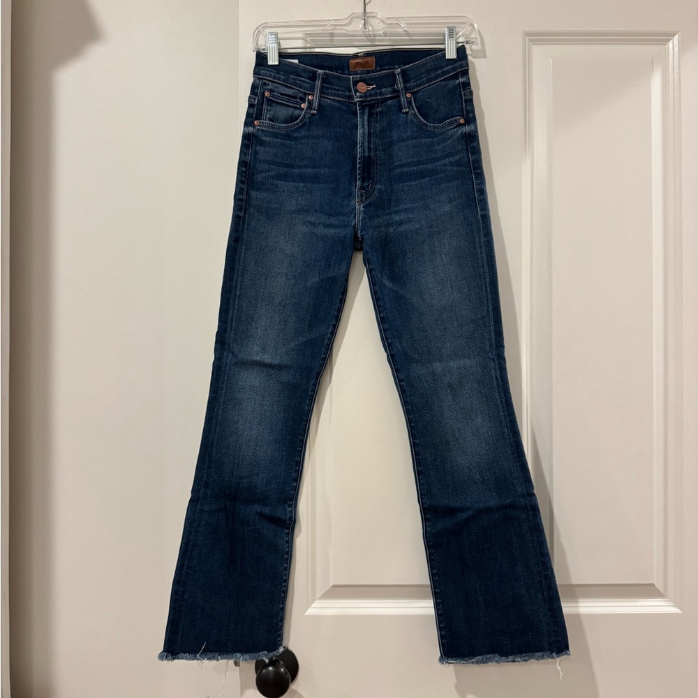 MOTHER Dark Blue Flare Jeans
